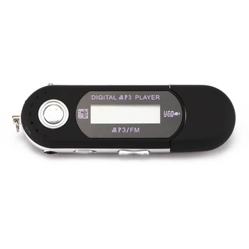 Pārnēsājams Mini USB Flash LCD Digitālo MP3 Atskaņotājs Atbalsta Flash 32GB TF Kartes Slots, Mūzikas Atskaņotājs, FM Radio