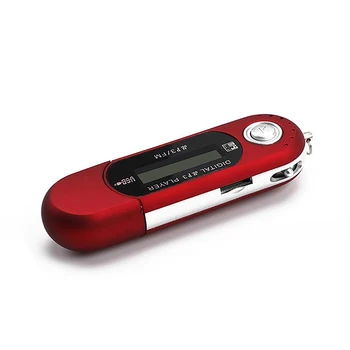 Pārnēsājams Mini USB Flash LCD Digitālo MP3 Atskaņotājs Atbalsta Flash 32GB TF Kartes Slots, Mūzikas Atskaņotājs, FM Radio