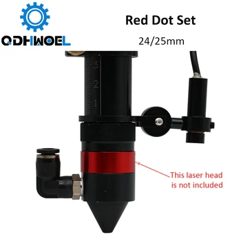 QDHOEL Diožu Modulis Red Dot Ierīces Pozicionēšanas DC 5V uz DIY CO2 Lāzera Gravēšanas Griešanas Galva