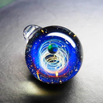 QG Stikla Luksusa Personalizētu Galaxy Kulons Miglājs Glazētas Kosmisko Radošo Stikla Kaklarota, Virves Mīlestību, Laimīgo dāvanu