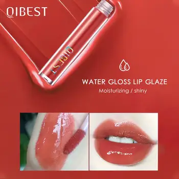 QI Lip Plumper Spīdums Mitrina Šķidrā Lūpu krāsa, Lūpu Grims ar Augstu Spīdumu Lipgloss Soft & Gluda Spoguļa Stikls Lūpu Spīdums