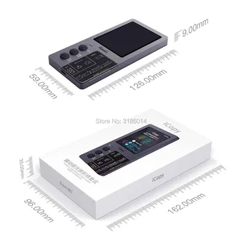 Qianli iCopy Plus 2.1 LCD Ekrāns Sākotnējo Krāsu Remonts Programmētājs iPhone XSMAX XS 8P 8 7P 7 Turetone Akumulatora Atgūšana Rīks