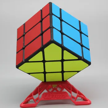 Qiyi Fisher Cube 3x3 Black Stickerless Speed Magic Cube 3*3*3 Cubo Magico 3x3 Smadzeņu Ķircinātājs Puzzle Rotaļlieta Bērniem, Dāvanu