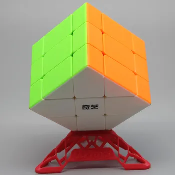 Qiyi Fisher Cube 3x3 Black Stickerless Speed Magic Cube 3*3*3 Cubo Magico 3x3 Smadzeņu Ķircinātājs Puzzle Rotaļlieta Bērniem, Dāvanu