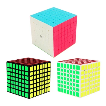 QiYi Rubbik Magic Cube 2x2x2 3x3x3 4x4x4 5x5x5 6x6x6 7x7x7 Uzlīme Cubo Magico Ātrums Puzzle Spēle Cube Rotaļlietas Bērniem Iesācējs