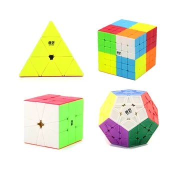 QiYi Ģimenes 3x3x3 4x4x4 5x5x5 6x6x6 7x7x7 DNS FangYuan Piramīdas Megaminxeds Magic Cube Ātrums Twisty Puzzle Izglītības Rotaļlietas