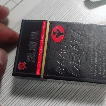Quitte Dūmu Artefakts Black Devil Šokolādes Garšu Cigaretes, kas ražotas no Ķīnas Tējas Cigarete Nav tabakas Izstrādājumu Bez Nikotīna