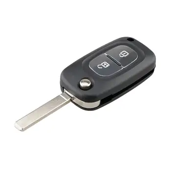 QWMEND 2 Pogas Smart Auto Atslēgu Renault Clio Kangoo Twingo Vēja PFC7961 Čipu Tālvadības Flip Auto Atslēgu VA2 Asmens 433mhz