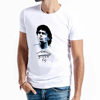 R. I. P Leģenda Djego Maradona, T-Kreklu Veltījums 10 Dievu Ikdienas Īsās Piedurknes O-veida kakla Drukāt Streetwear Futbola Tshirt Vīriešu Apģērbs