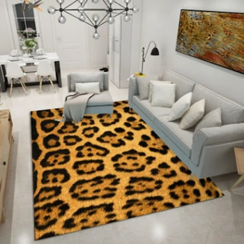 Radošā Leopard, Tiger, Modelis, Tips 3D Drukāšanas Paklāju Dzīvojamā Istaba Dekori paklājos Vannas istaba Virtuves Anti-Slip Lielu Grīdas Paklāji