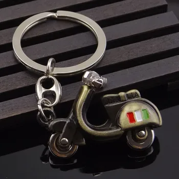 Radošā Motociklu fani keychain Multicolour scooter Atslēgu gredzens, Sporta Automašīnu, motociklu, Atslēgu ķēdes simulācijas rīki aksesuāri