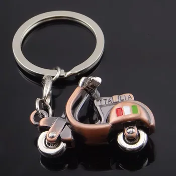 Radošā Motociklu fani keychain Multicolour scooter Atslēgu gredzens, Sporta Automašīnu, motociklu, Atslēgu ķēdes simulācijas rīki aksesuāri