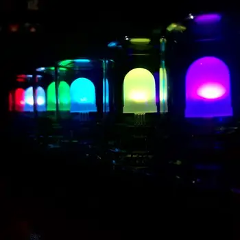 Radošā RGB Krāsu Pulkstenis Komplekti 51 TAP DIY Elektronisko Komplekts, Krāsains Gaismas Pulksteņi