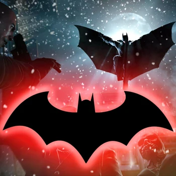 Radošās Svētku Dāvanas LED Nakts Apgaismojums, Jauns Varonis Tālvadības Batman 3D RGB Daudzkrāsu USB LED Ēnu Projekcija Sienas Lampas Bērnu Rotaļlietu
