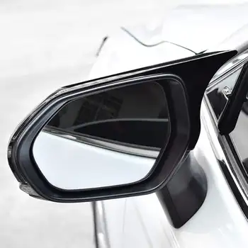 Ragu Glancēts Melns Auto Skats no Sāna Atpakaļskata Spoguļa Vāciņš Caps Apdares Uzlīme 