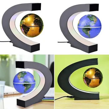 Rakstāmgalda Dekoru Mini Globe LED Elektronisko Antigravity Peldošās Pasaules Kartē Pasaulē Dzimšanas dienas Dāvanu Home Office Apdare
