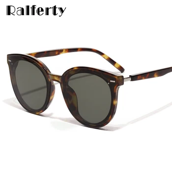 Ralferty Korejas Saulesbrilles Sievietēm, Vīriešiem luksusa Zīmolu Lielajam Melnās Saules Brilles UV400 Punkti 2019 lunette Toņos Sievietēm W181204