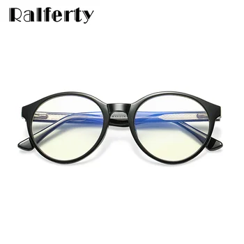 Ralferty Lielais Datoru Brilles Apaļas Brilles Anti Zilā Gaisma Acu Brilles Rāmis Sievietēm Brilles Sieviešu Moderns 2020. Gadam Glases