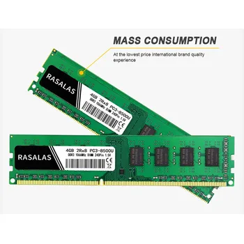 Rasalas Atmiņas RAM DDR3 8G 4G AMD Desktop 8500MHz 10600MHz DIMM 240pin 1,5 V PC Memoria ram Oперативная Nамять AMD