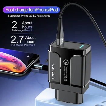 Raut Ātri Uzlādēt QC 3.0 USB MUMS, ES Lādētājs Universālu Mobilo Tālruņu Lādētāju Sienas Ātrās Uzlādes Adapteri iPhone Samsung Xiaomi