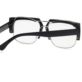 RBRARE Lielgabarīta Brilles Sievietēm Vintage Augstas Kvalitātes Luksusa Zīmolu Brilles par Sieviešu/Vīriešu Pārredzamu Lēcu Brilles Sievietēm Okulary