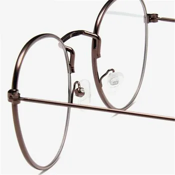 RBRARE Vintage Metāla Rāmis Apaļas Brilles Sievietēm Luksusa Zīmola Dizaineru Brilles Rāmis Sieviešu Skaidrs, Brilles Oculos De Sol Gafas