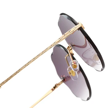 RBROVO ir 2021. bez apmales Sieviešu Saulesbrilles Luksusa, Saules Brilles Sieviešu Modes Zīmola Dizaineru Saulesbrilles Kārta Gafas De Sol Mujer