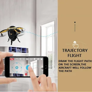 RC Quadcopter Selfie Dūkoņa WIFI FPV Salokāms Lidot Olu Dūkoņa W5 2.4 GHz 0.3 MP Kamera 4 Kanālu Augstums Turiet Drones Dāvanas