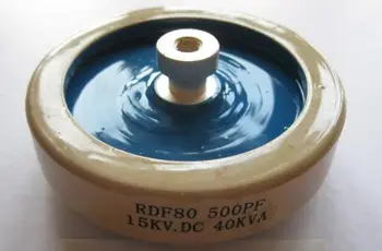 RDF80 500PF 15KV.DC 40KVA augstas frekvences mašīna augstas frekvences augstsprieguma kondensators keramikas keramikas kondensatoru dielektrisko
