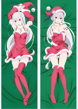RE Dzīves Dažādās Pasaules No Nulles spilvendrānas un seksīgu meiteņu, spilvens gadījumā anime Gultas piederumi Ķermeņa Hugging spilvendrāna ziemassvētku dāvanas