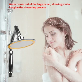 RecabLeght Regulējams Lietus Dušas Galvas 6inch Rokas Ūdens Taupīšanas Showerhead Augsta Spiediena Vannas Izsmidzināt SPA Filtrs Uzgalis