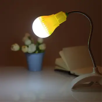 Rechargable Mini Elastīgu Bo Gaismas USB Clip-on Galda Lampa PC, LED Lampas, Lasījumā Studiju Gulta Klēpjdatoru Galda Gaismu, Nakts Apgaismojums