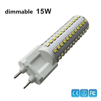Regulējamas 15W G12 led kukurūzas 1550LM gaismas G12 led PLC gaismas AC110-240V 3 gadu garantija G12 lampas