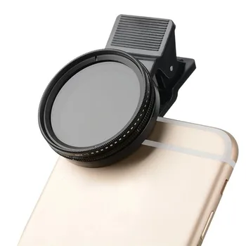Regulējams 37mm Neitrāla Blīvuma Klips-par ND2 - ND400 Tālruņa Kameru Filtrs Objektīvs iPhone, Huawei, Samsung Android, ios Mobilo