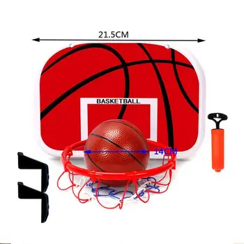 Regulējams Karājas Basketbola Iekštelpu Netball Hoop Basketbola Bērniem Lodziņā Spēlē Par Bērniem, Basketbols Valdes Mini Spēle X2U6