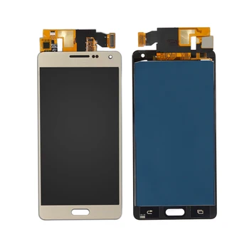 Regulējams LCD Samsung Galaxy A5. Gadam A500 A500F A500FU A500M A500Y A500FQ LCD Displejs, Touch Screen Digiziter Tela Montāža