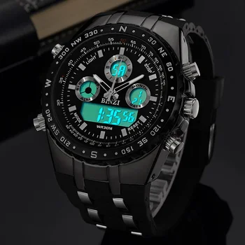 Relogio Masculino Vīriešiem Digitālo Skatīties Militārās Elektroniskās Sporta Skatīties Vīriešu Ūdensnecaurlaidīgs Pulksteņi LED Digitālo rokas pulksteņi Vīriešu Pulkstenis
