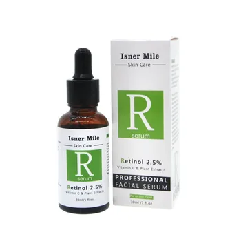 Retinols 2.5% 30 ml Sejas Serums ar C Vitamīnu Serums Anti Rieva Anti Anti Novecošanās Ādas Kopšanas Sejas Serums