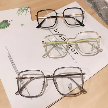 Retro Anti Zilā Gaisma Brilles Rāmis Sievietēm Un Vīriešiem, Skaidrs, Datoru Brilles Laukumā Spēļu Briļļu Rāmis Modes Optiskās Brilles
