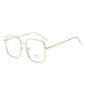 Retro Anti Zilā Gaisma Brilles Rāmis Sievietēm Un Vīriešiem, Skaidrs, Datoru Brilles Laukumā Spēļu Briļļu Rāmis Modes Optiskās Brilles