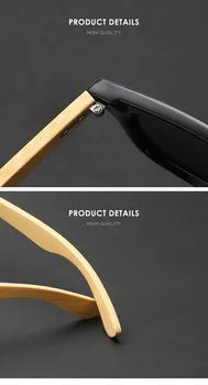 Retro Rīsu Nagu, Saulesbrilles Zēniem Un Meitenēm, Personalizētu Modes Bambusa Kāju Polarizētās Saulesbrilles, Roku Darbs Tendence Brilles Gafas