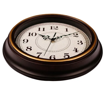 Retro sienas pulkstenis,12 collu Vintage Kārta Klusums, kas Nav Atzīmējot Bateriju Darbināmas Kvalitātes Kvarca Pulkstenis Dzīvojamā Istaba,Guļamistaba dekori