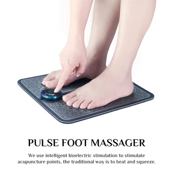 Revitalizing Foot Massager Dziļo Mīcīšanu Plantāra Fizioterapija Shiatsu Terapijas EMS ABS Unisex Pedikīra Pēdas Muskuļu Stimulators