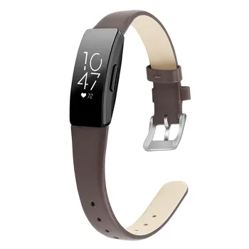 Rezerves Jaunas Ādas Band Aproce Skatīties Joslas Fitbit Inspire/Inspire AP Quick Release Aproce SmartWatch Piederumi