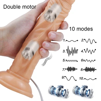 Reāli Milzīgu Dildo Vibrators Ar piesūcekni Liels Mākslīgais Penis Rotaļlietas Sievietēm, Pieaugušajiem Mīksto Sieviešu Masturbator Massager