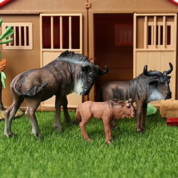 Reāli Puses, Krāsotas Savvaļas Tuksnesis Alnis Rotaļlietas Statuetes Modeli Ģimenes Playset Izglītības Rotaļlietas, Ziemassvētku Un Dzimšanas Dienas Dāvana