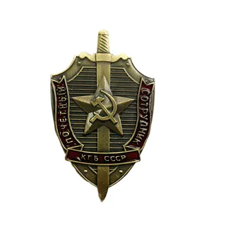 [Reāls]Cienījams Izdevums Vdk Krievija Medaļu Padomju Savienības Žetona Emblēma Atloks Pin Red Revolucionārās Komunistiskās Partijas Vākšanas Monētas