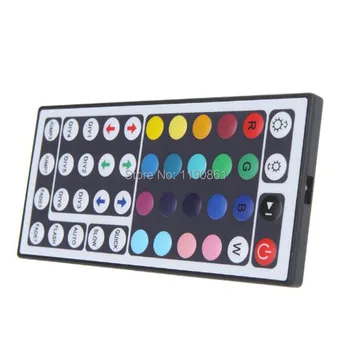 RGB Led INFRASARKANO staru tālvadības kontrolieris 44 taustiņu DC5V - 12v, lai 5050/3528 led lentes RGB gaismas un LED modulis