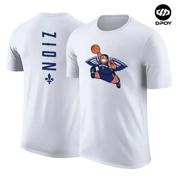 Rietumu komandas apmācība sporta Krekls zion T-krekls ar īsām piedurknēm kokvilnas sporta basketbolā vīriešiem, sievietēm, bērniem dpoy zīmols, oriģināls dizains