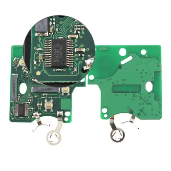 RIOOAK 4 pogu keyless Renault Tālvadības smart key 433mhz hitag AES 7953 mikroshēmu renault Clio 4 taustiņu, Roku bezmaksas pēc 2013. gada atslēga